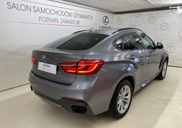 BMW X6 cena 194900 przebieg: 110849, rok produkcji 2018 z Poznań małe 211